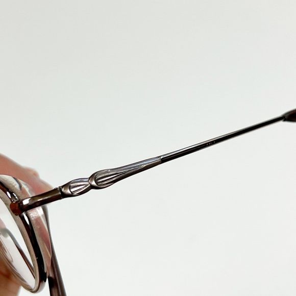 Seiko T141 Titanium Eyeglasses Sunglasses Frame Oval Full Rim 51-18-140 Japan - Picture 7 of 16